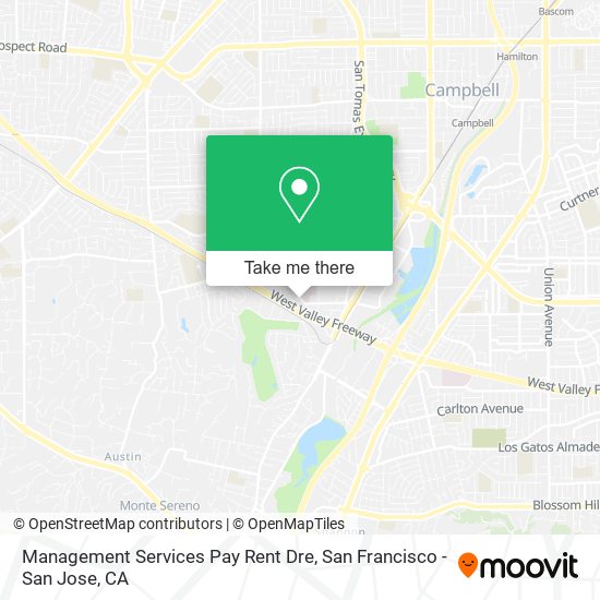 Mapa de Management Services Pay Rent Dre