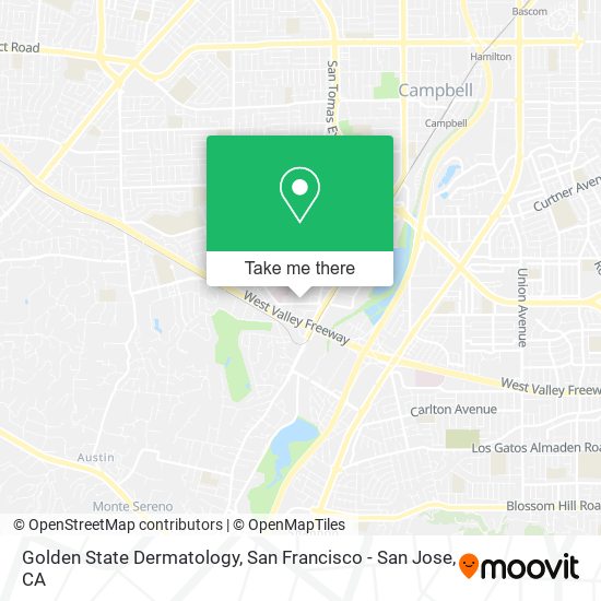 Mapa de Golden State Dermatology