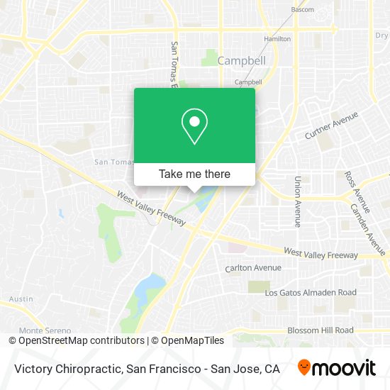 Mapa de Victory Chiropractic