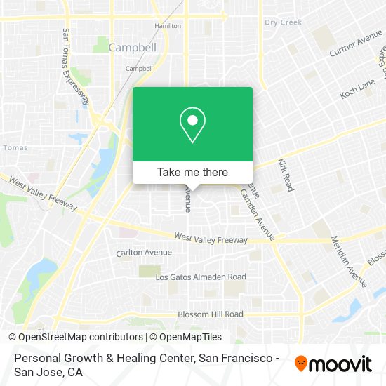 Personal Growth & Healing Center map