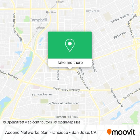 Accend Networks map