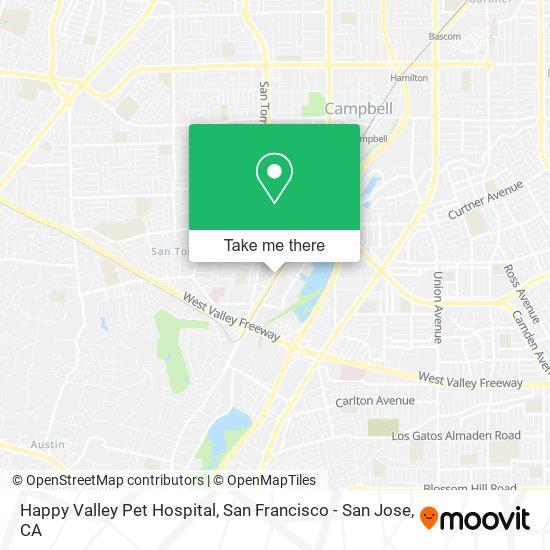 Mapa de Happy Valley Pet Hospital