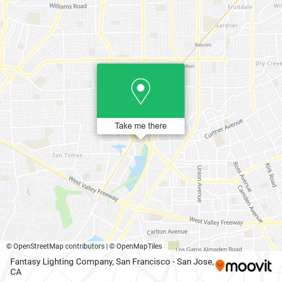 Fantasy Lighting Company map
