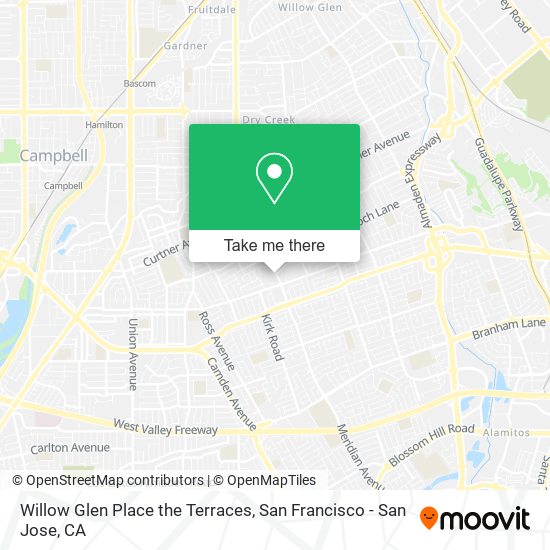 Willow Glen Place the Terraces map