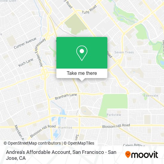 Andrea's Affordable Account map