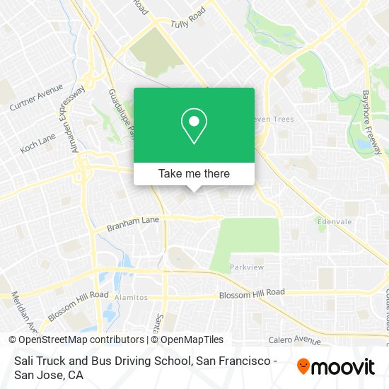 Sali Truck and Bus Driving School map