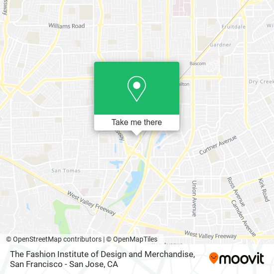The Fashion Institute of Design and Merchandise map