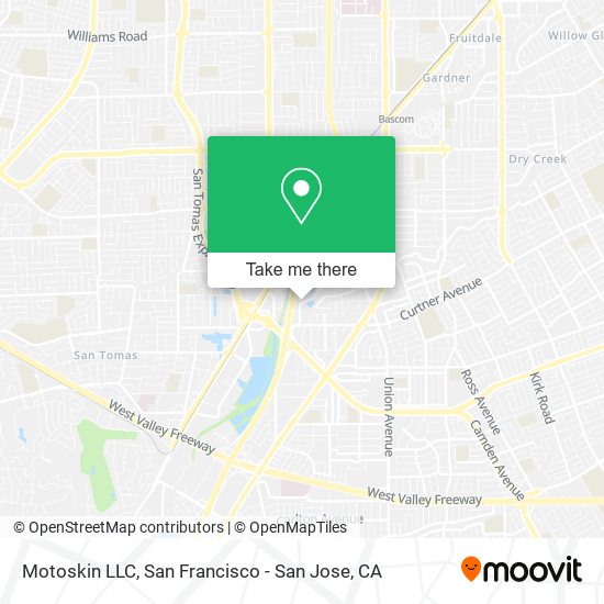 Mapa de Motoskin LLC