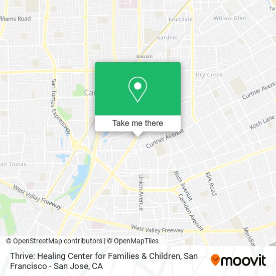 Thrive: Healing Center for Families & Children map