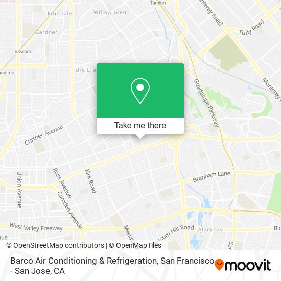 Barco Air Conditioning & Refrigeration map