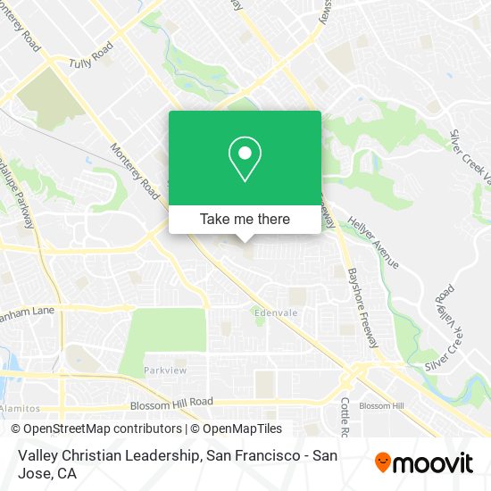 Valley Christian Leadership map