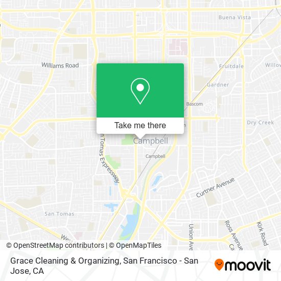 Grace Cleaning & Organizing map