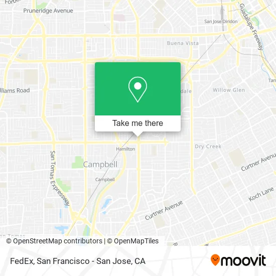 Mapa de FedEx