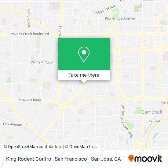 King Rodent Control map