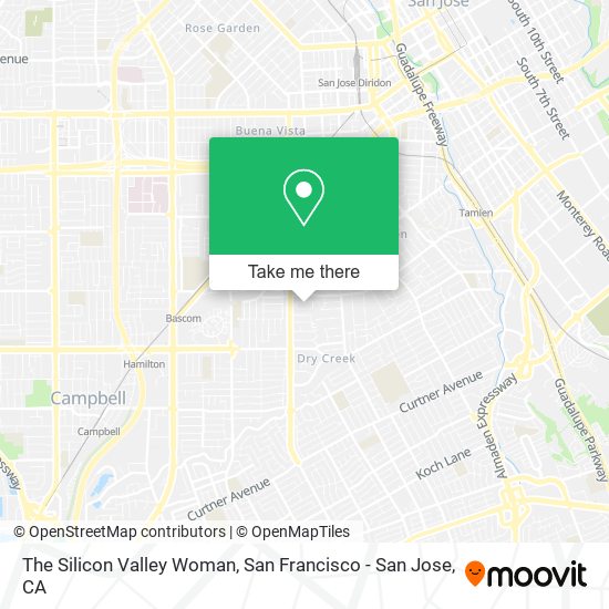 The Silicon Valley Woman map