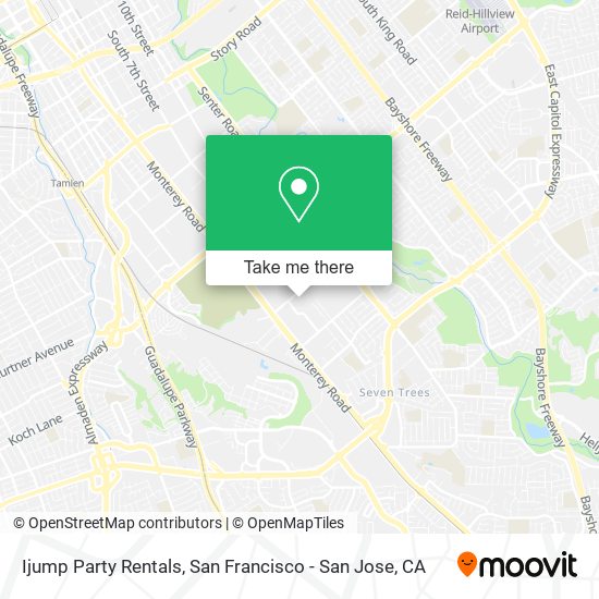 Ijump Party Rentals map