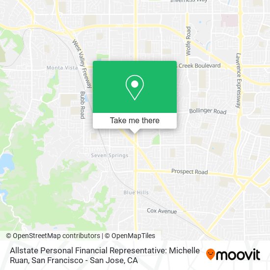 Mapa de Allstate Personal Financial Representative: Michelle Ruan