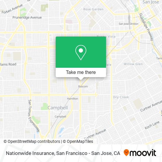 Nationwide Insurance map