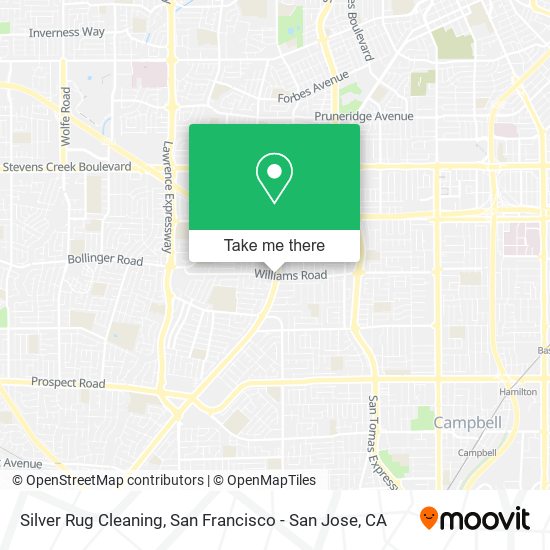 Mapa de Silver Rug Cleaning