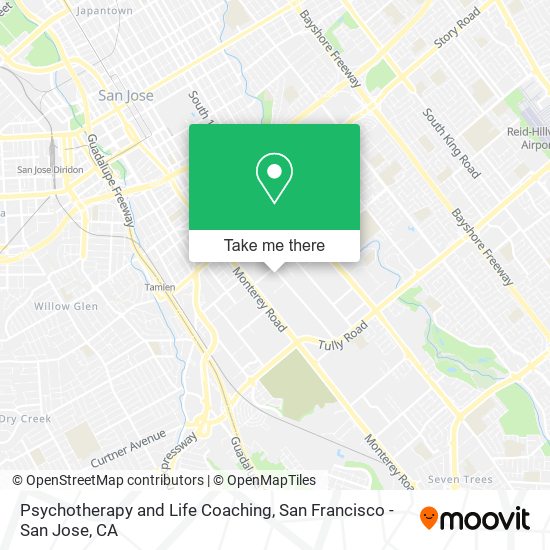 Psychotherapy and Life Coaching map