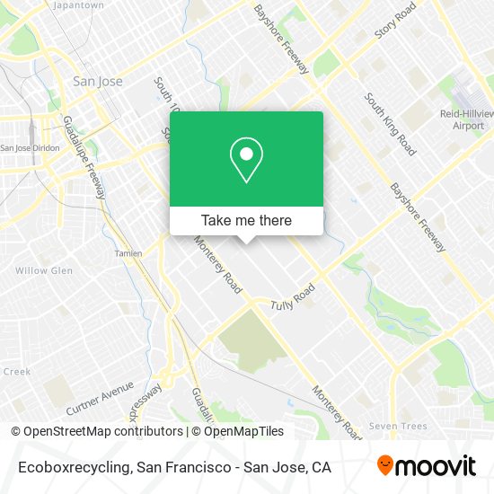 Ecoboxrecycling map