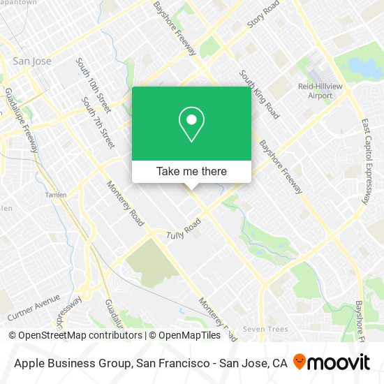 Apple Business Group map