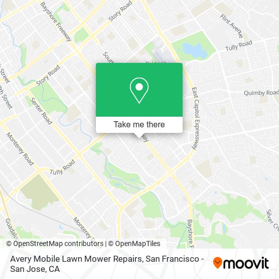 Avery Mobile Lawn Mower Repairs map