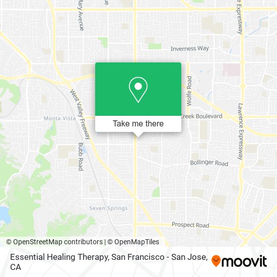 Essential Healing Therapy map