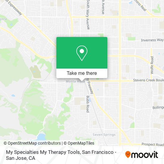 My Specialties My Therapy Tools map