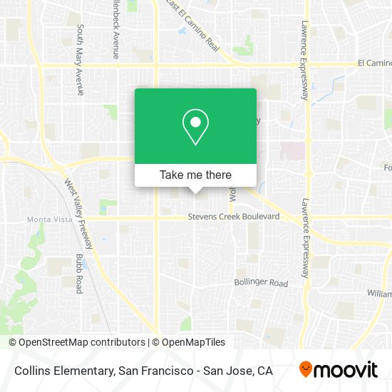 Collins Elementary map