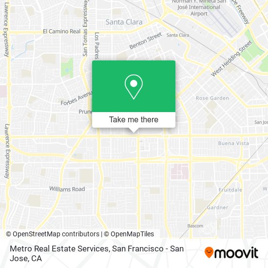 Mapa de Metro Real Estate Services