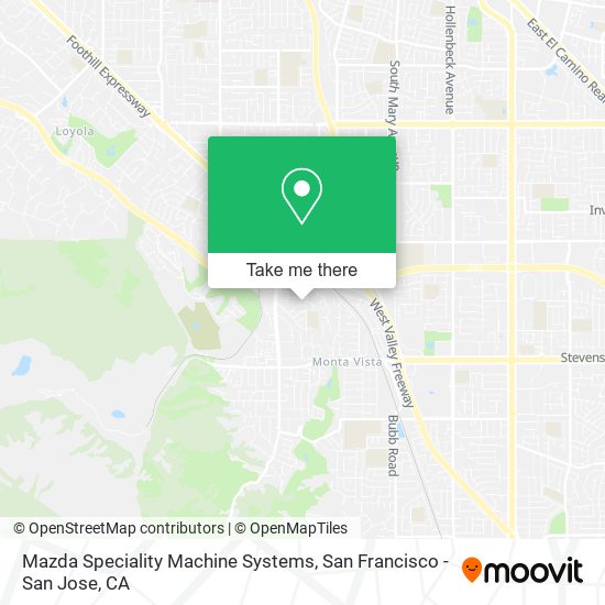 Mapa de Mazda Speciality Machine Systems