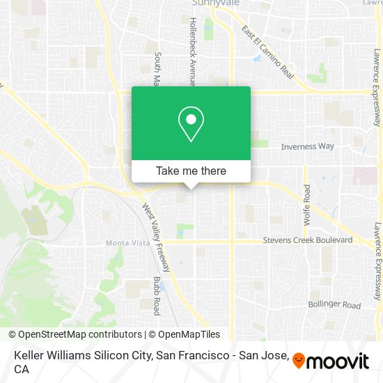 Keller Williams Silicon City map