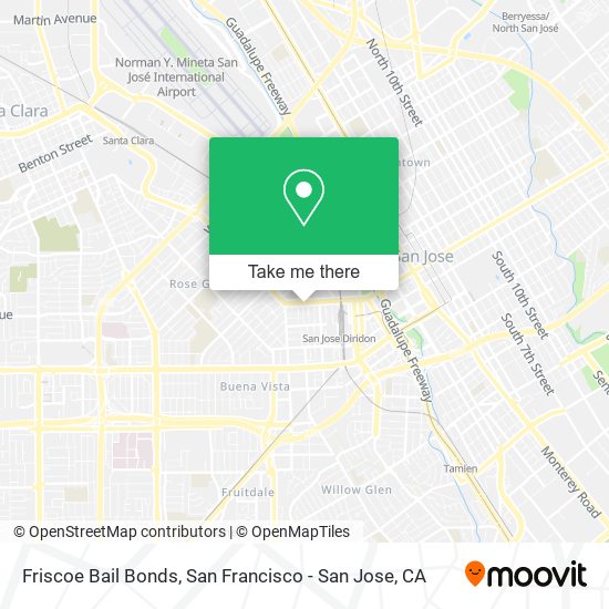 Friscoe Bail Bonds map