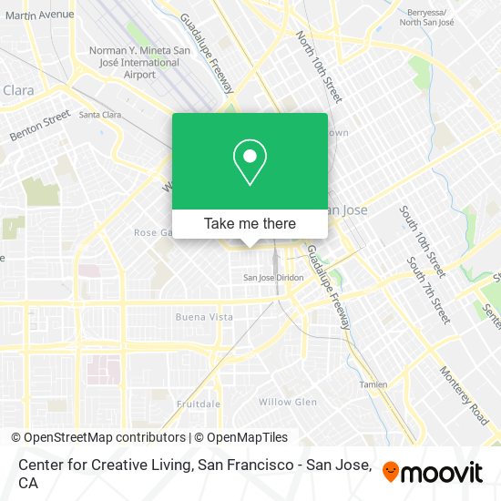 Center for Creative Living map