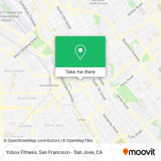 Yobox Fitness map