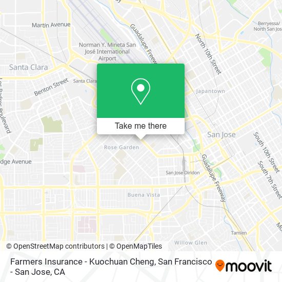 Mapa de Farmers Insurance - Kuochuan Cheng