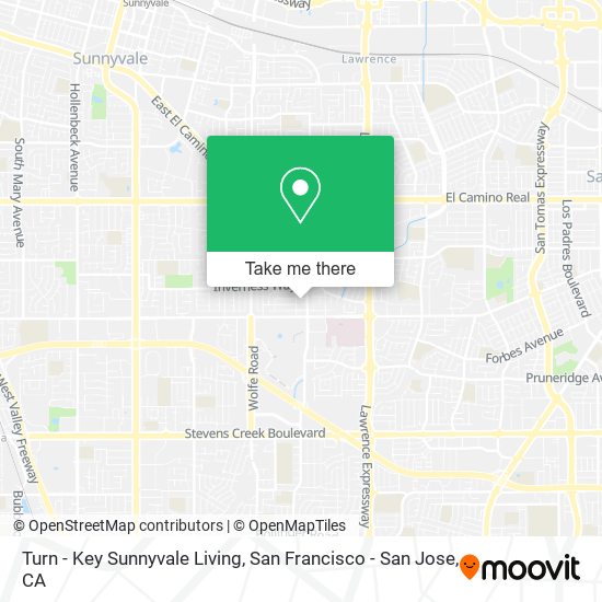 Turn - Key Sunnyvale Living map