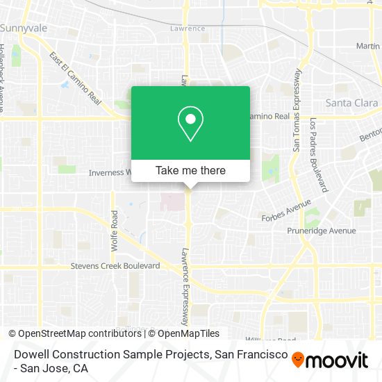 Mapa de Dowell Construction Sample Projects