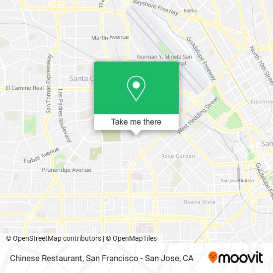 Chinese Restaurant map