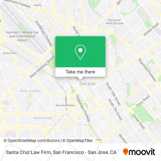 Santa Cruz Law Firm map