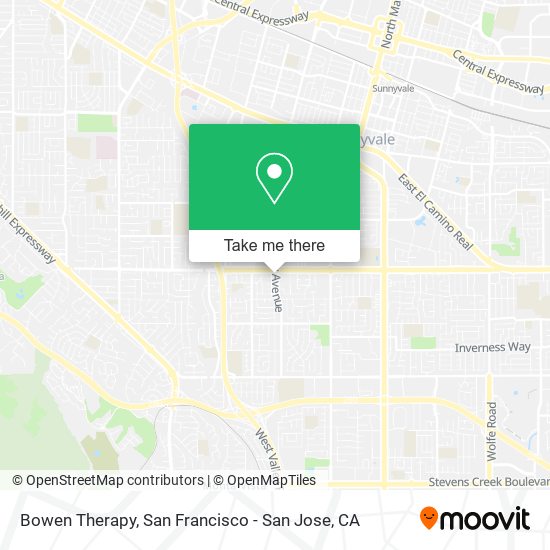 Bowen Therapy map