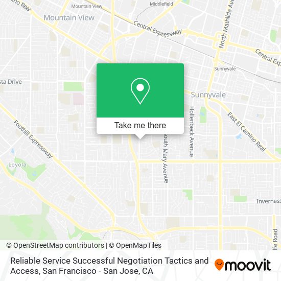 Reliable Service Successful Negotiation Tactics and Access map