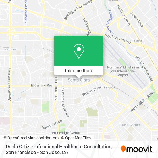 Dahla Ortiz Professional Healthcare Consultation map