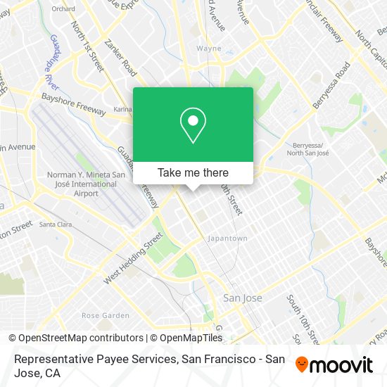 Mapa de Representative Payee Services