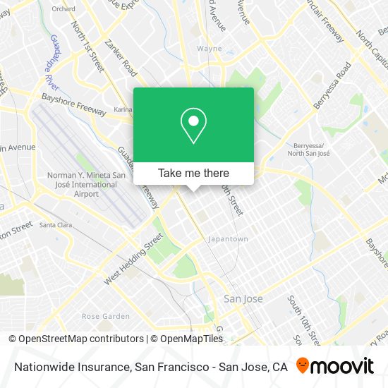 Nationwide Insurance map