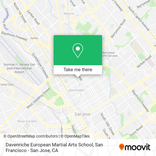 Mapa de Davenriche European Martial Arts School