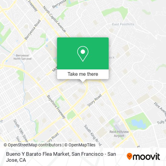 Bueno Y Barato Flea Market map