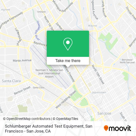 Schlumberger Automated Test Equipment map