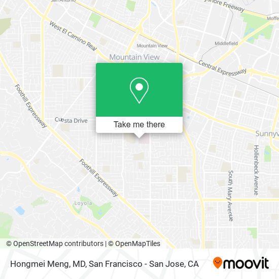 Hongmei Meng, MD map